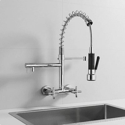 Wall-Mounted Kitchen Mixers