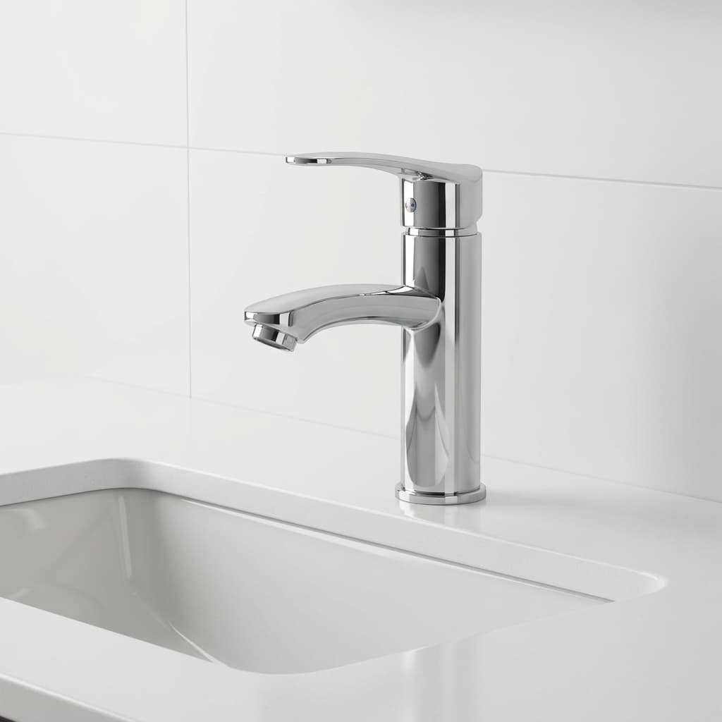 DIR Modern Chrome Single Lever Basin Mixer Tap